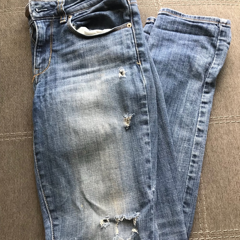 American 🦅  Destroyed Denim Skinny Jeans